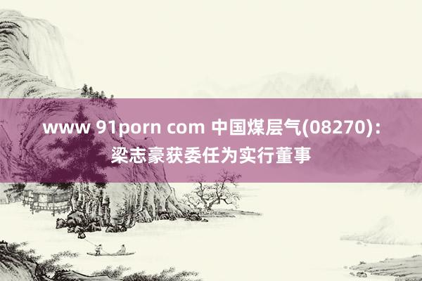 www 91porn com 中国煤层气(08270)：梁志豪获委任为实行董事