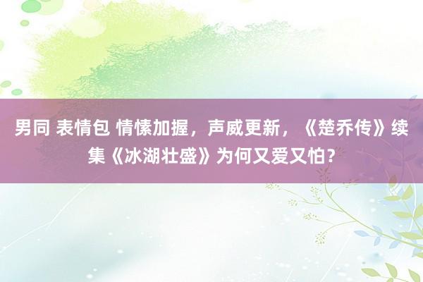 男同 表情包 情愫加握，声威更新，《楚乔传》续集《冰湖壮盛》为何又爱又怕？