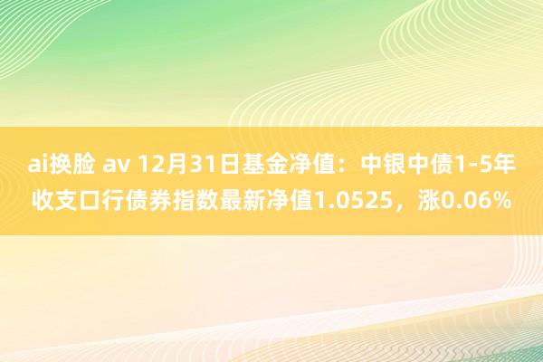 ai换脸 av 12月31日基金净值：中银中债1-5年收支口行债券指数最新净值1.0525，涨0.06%