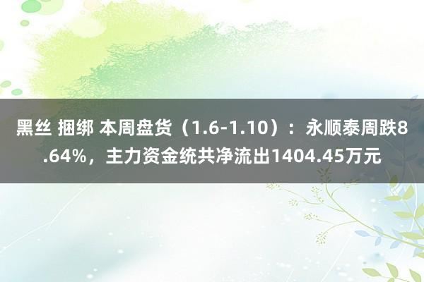 黑丝 捆绑 本周盘货（1.6-1.10）：永顺泰周跌8.64%，主力资金统共净流出1404.45万元